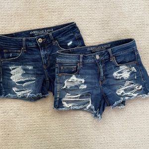 PAIR of American Eagle denim shorts